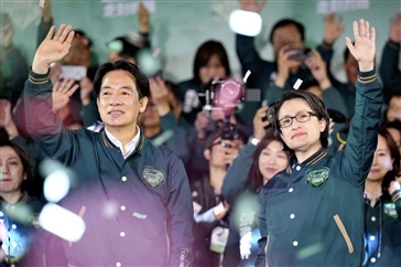 台湾総統選は与党の頼清徳副総統が初当選。　蔡英文氏の路線を引き継ぐ形に
